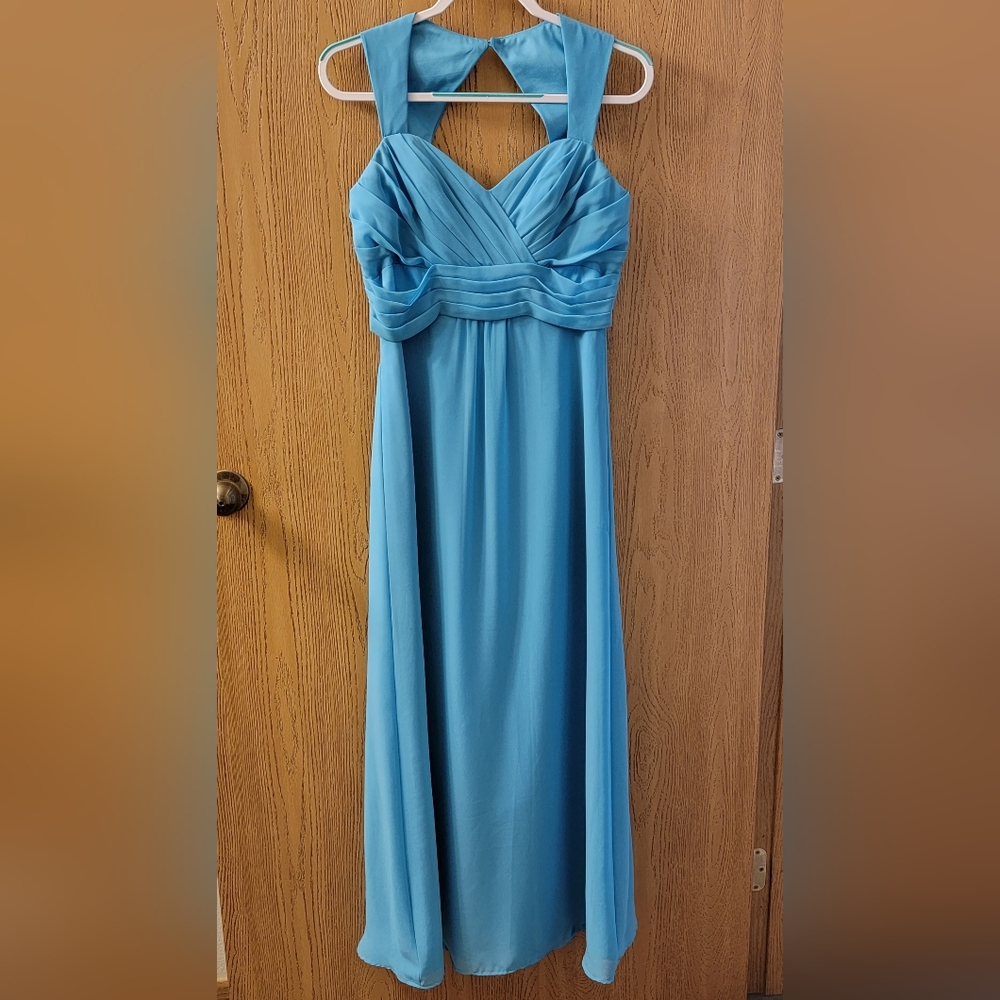 Alexia Designs Bridesmaid Prom Dress Size 8 Blue